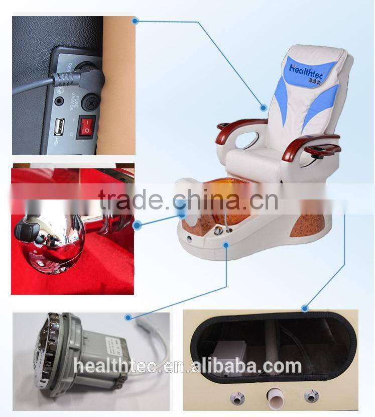 Acetone proof crystal tub pedicure equipment ionic cleanse