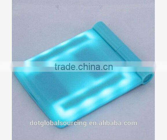 Make up Mirror with 8 led Lady Women Girl Pocket Mirror Home Office Use