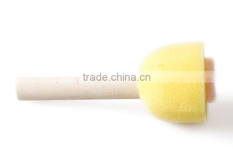 8 pcs/set Colorful Wood Handle Foam Brush For Kids