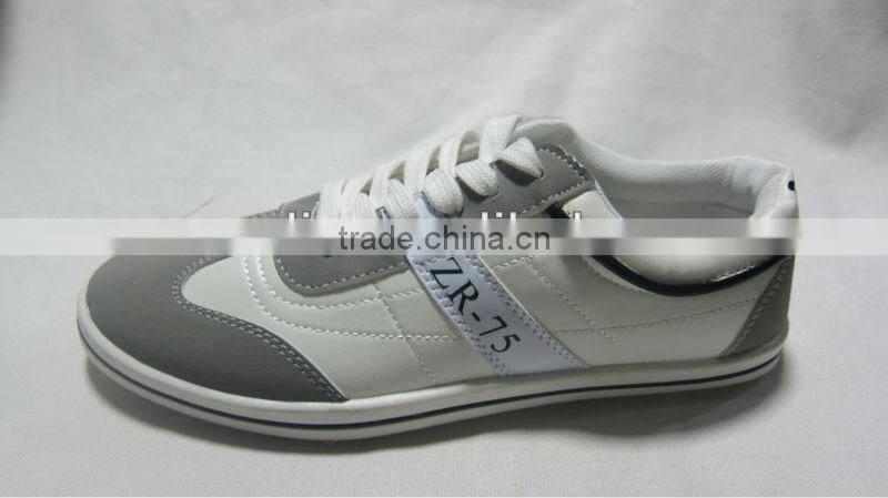 2013 new mens fashion casual shoes with PU upper & PVC outsole shoes for men in stock