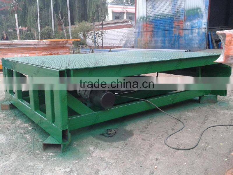 stationary heavy duty garage forklift dock leveler