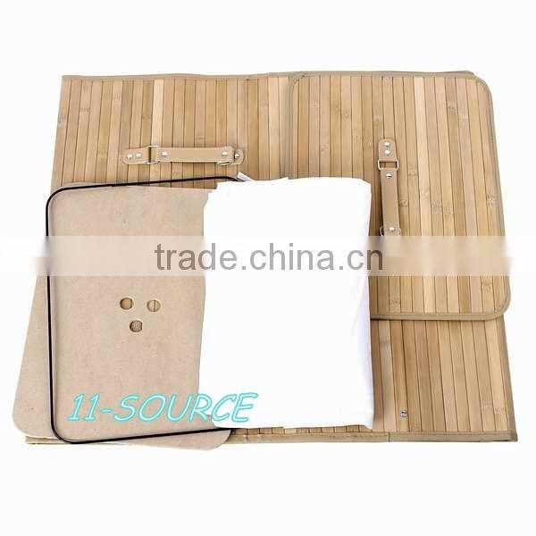 Cube shape Bamboo Hamper