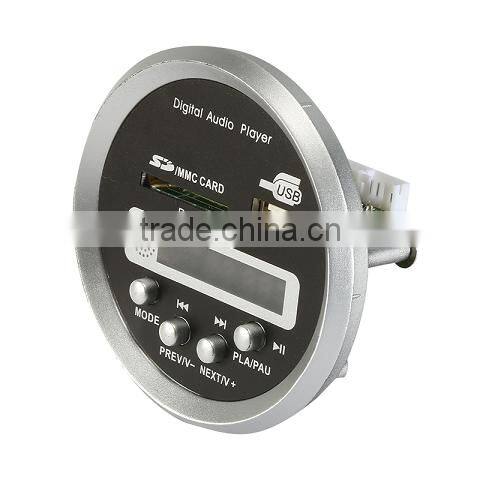 Top quality usb fm aux car mp3 module silver 5 v