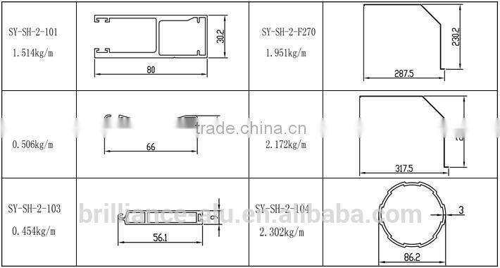Factory Direct Price Aluminium Roller Shutter Profiles Manufacturer
