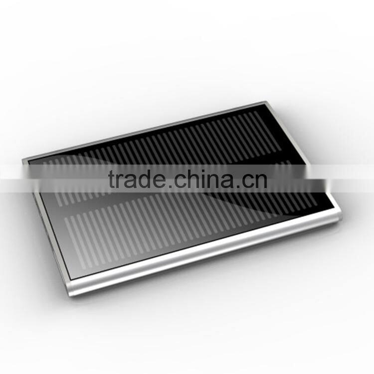 2015 cool Design wholesale Solar Battery Panel Charger portable solar power bank power mobile for Cell Mobile Phone
