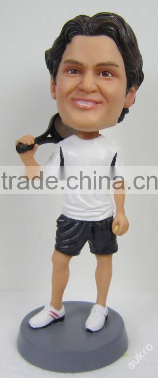 custom personal 7'' tall sport bobblehead