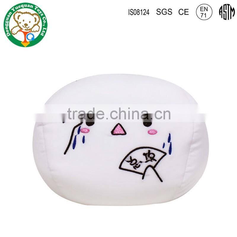 OEM factory cute cartoon white dumplings pillow