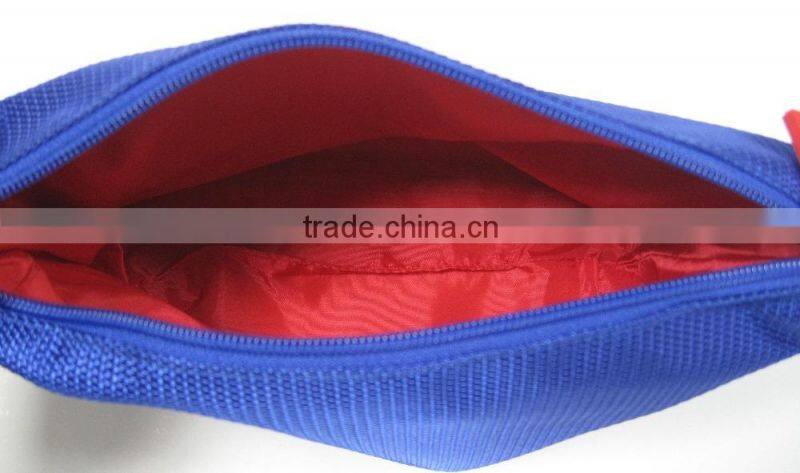 High quality eco beauty polyester travel cosmetic bag