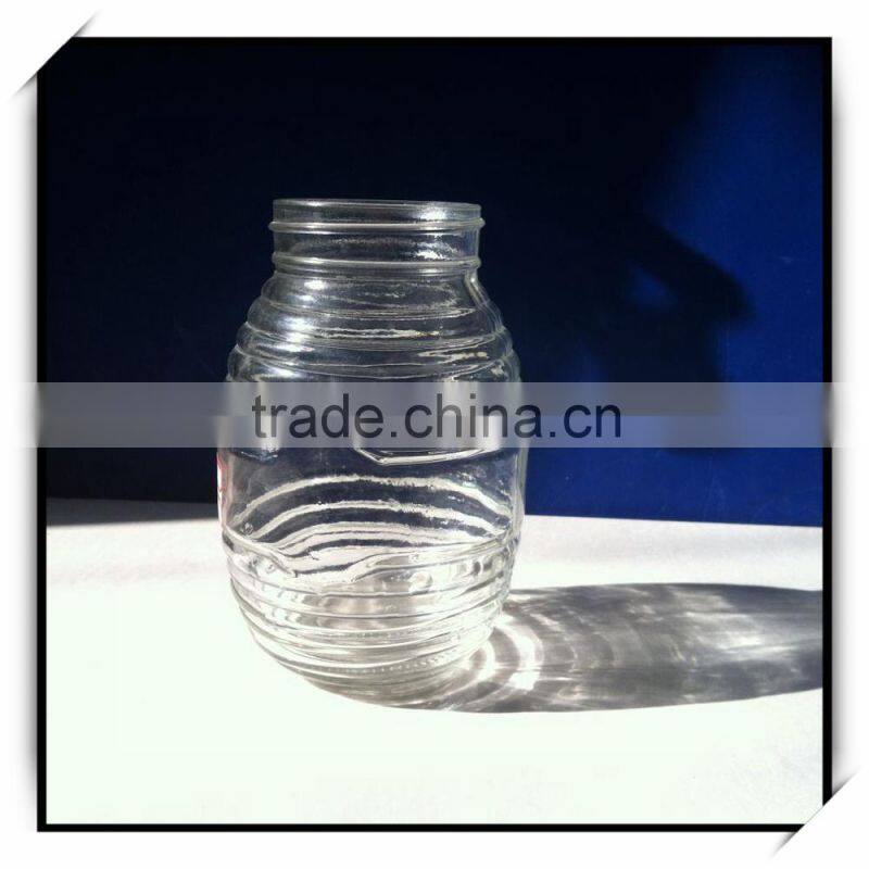 700ml 24oz round glass honey jar with tin lid