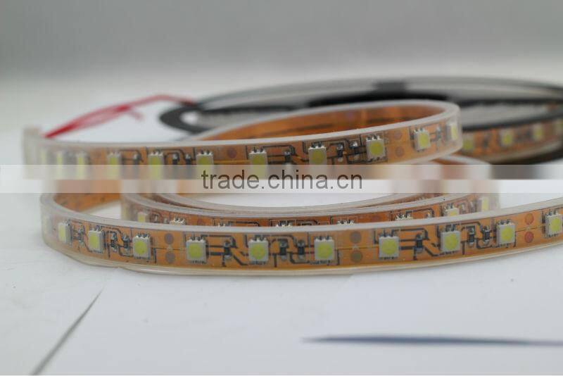 DC 12V 5050 silicone tube waterproof smd led strips 5050,300leds 5m a roll