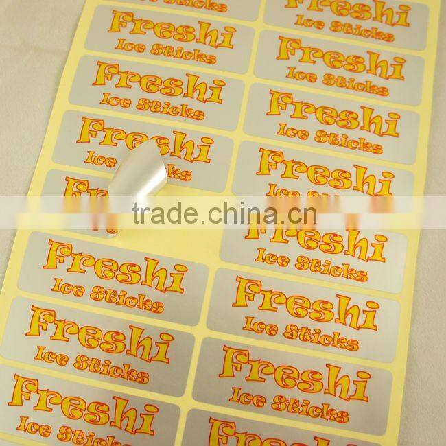 The best of the silver foil sticker