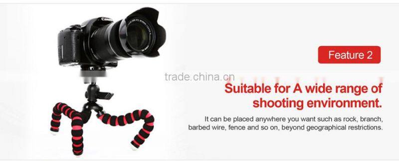 Kingjoy Flexible tripod with quickly camera mount KT-600