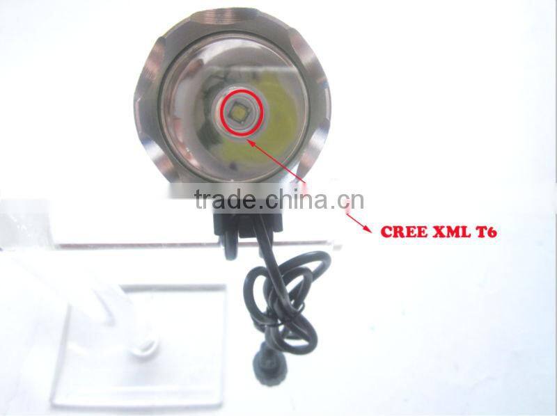 rechargeable aluminum LED bicycle light bike lamp