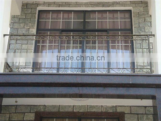 2014 top-selling forged iron balcony railing