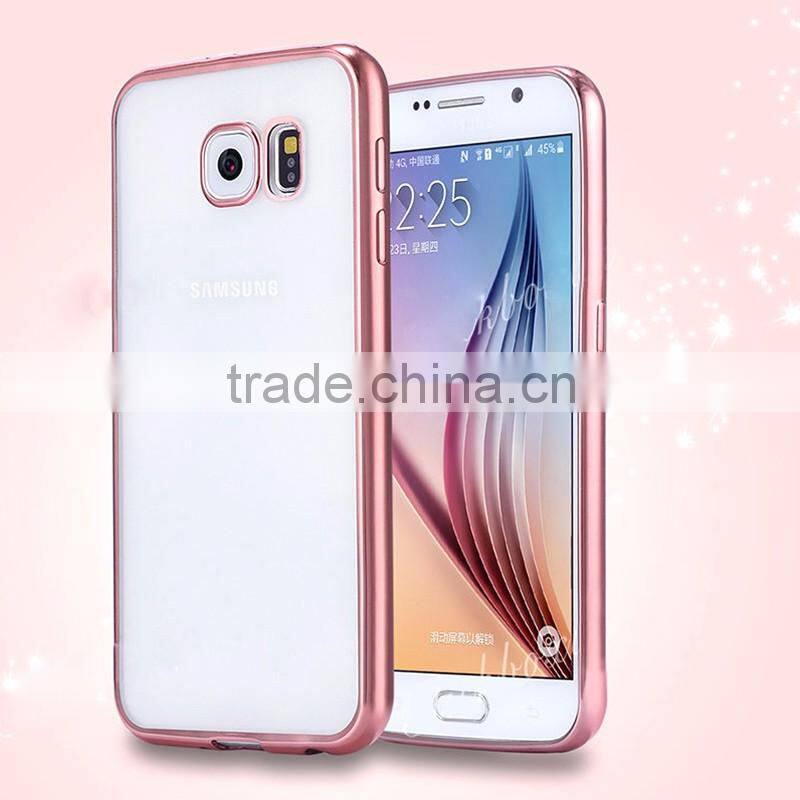 2016 hottest TPU cell phone case for Samsung S6 Edge