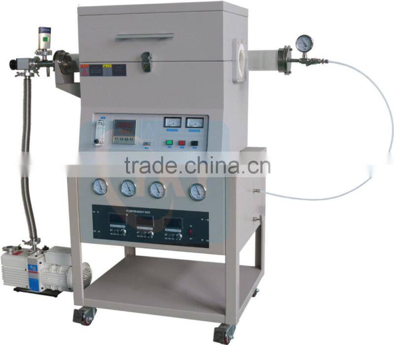 1200C CVD tube furnace system / nanowire & nanotube CVD furnaces / CVD furnace reactor
