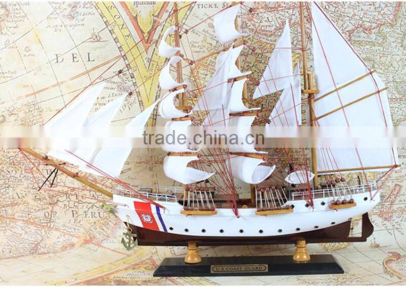 HOT sale handcrafted desk decor fishing sailing boat decor gift