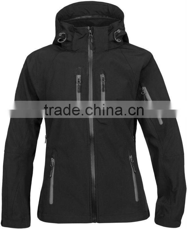 Softshell Plaid Hooded Jacket