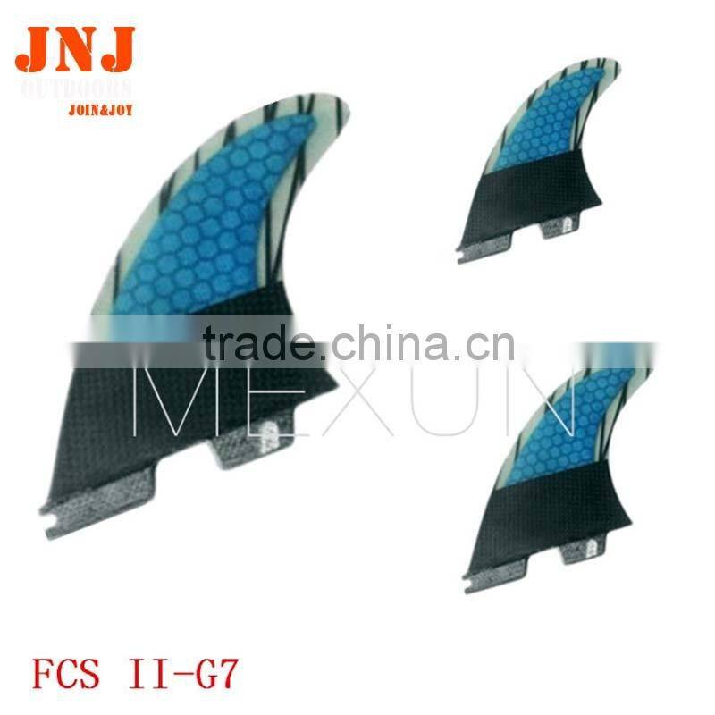 perfect quality FCS II L G7 fins with carbon fiber honey comb material for surfing FCS 002 size L