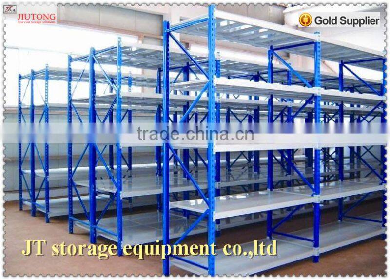 high quality long span warehouse rack shelving system for weaving factory