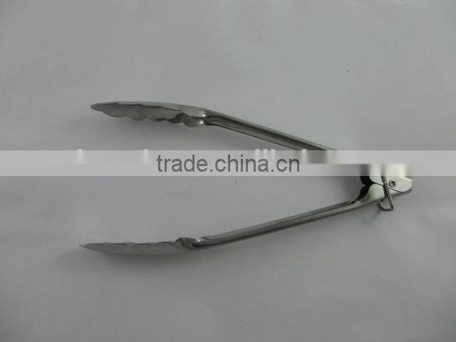 Promotional High Quality Metal stainless steel Salad Food Ice Tongs