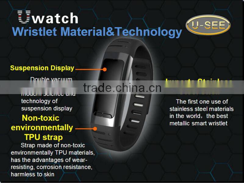 U9 Uwatch 2014 New Smart pedometer watch ,watch with pedometer with step counter