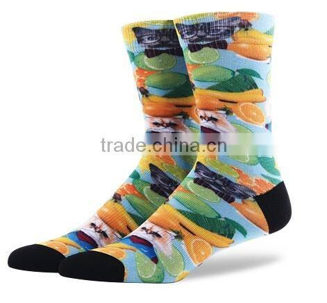 hot sell top quality dye sublimation socks