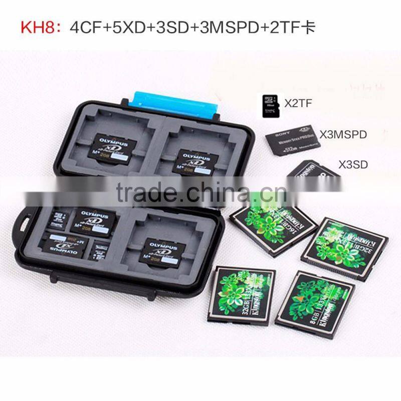 LYNCA KH8-5 Water-Resistant Anti-shock Memory Card Case for 4CF+4TF+6XD+2SD+2MSPD