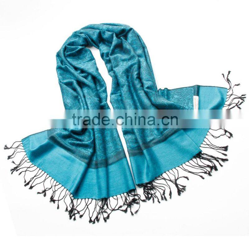 Best Selling Paisley Infinity Scarf Female Jaquard Stole Long Hijab Wrap Air conditioning cape