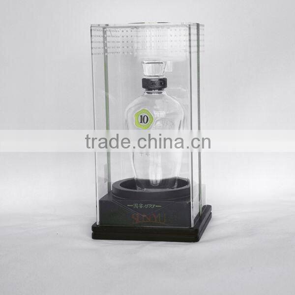 Wine Bottle Acrylic Holder Clear Wine Storage Box Holder Wholesale