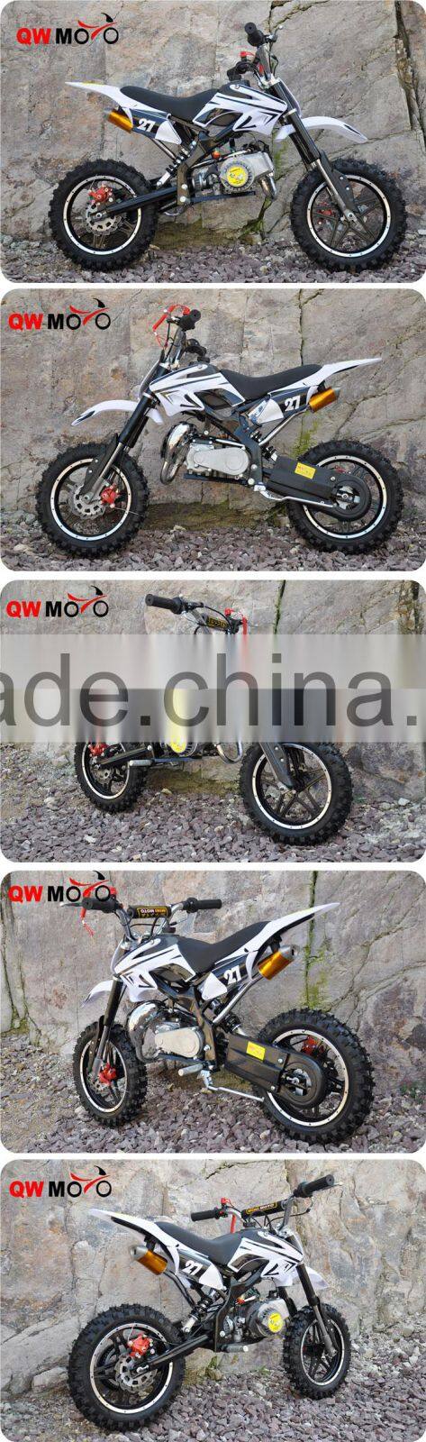 QWMOTO CE certification 2 stroke 49cc mini moto pocket bike 49cc dirt bike 49cc mini chopper