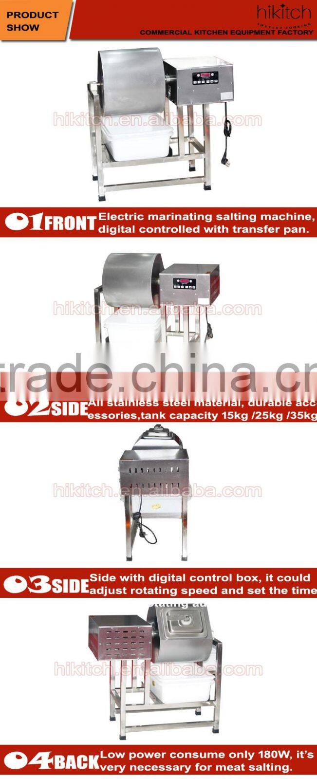 Kitchen equipment electric chicken marinator digital meat salting machine