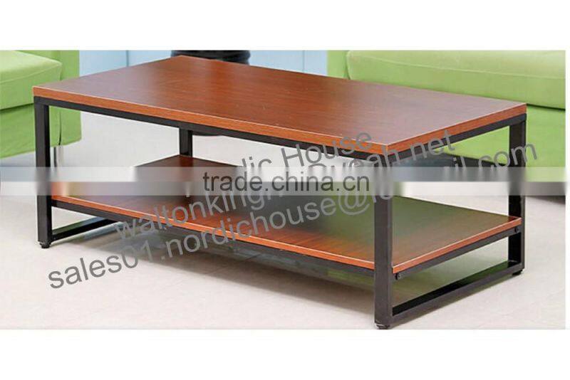 New design lacquer MDF and steel stand high quality coffee tables for home furniture