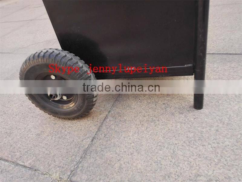 heavy duty iron wooden fire carriage hand cart TC1505