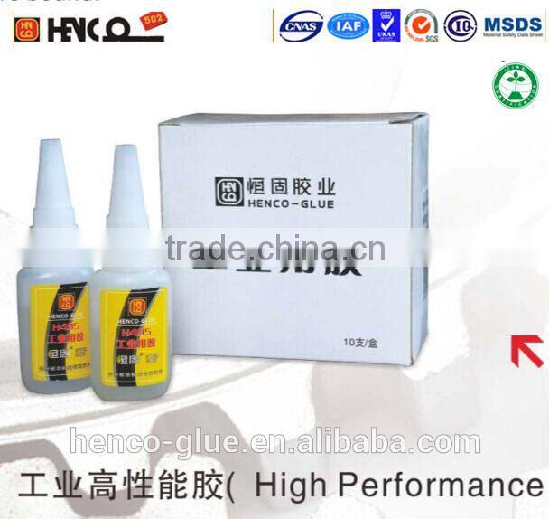 Reach certificate quality cyanoacrylate adhesive
