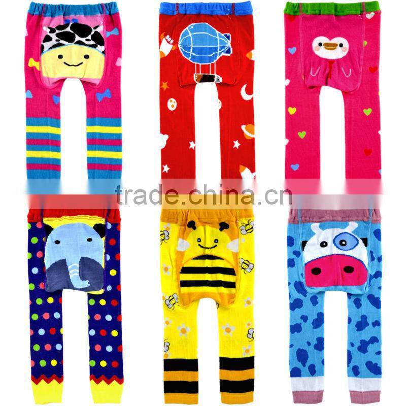 Baby knitted pp leggings, cartoon pp pants