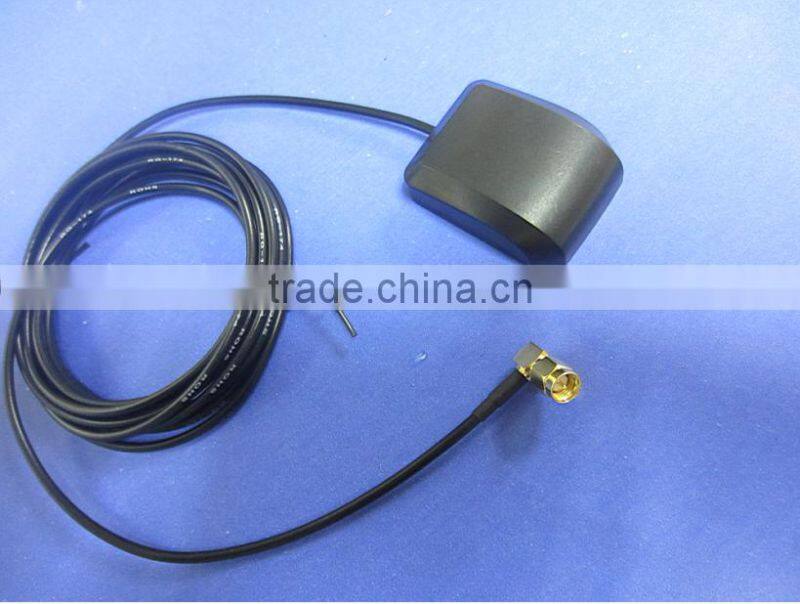 Car Stereo Radio GPS Navigation Antenna with SMA Male Connector 3M Cable