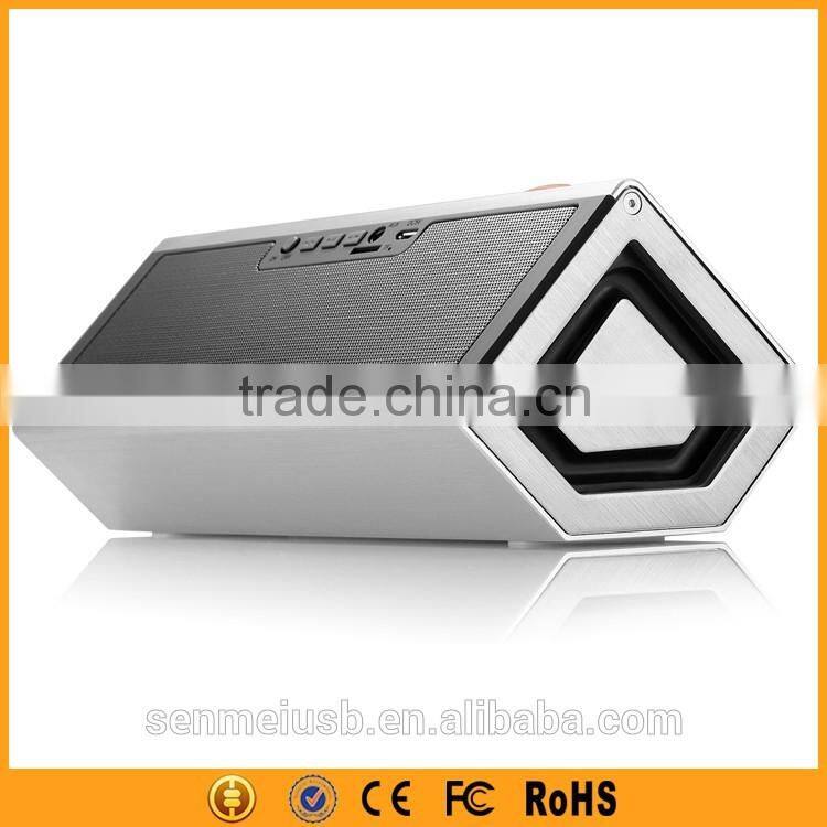 High-grade Metal Finish Bluetooth Bass Speaker Box