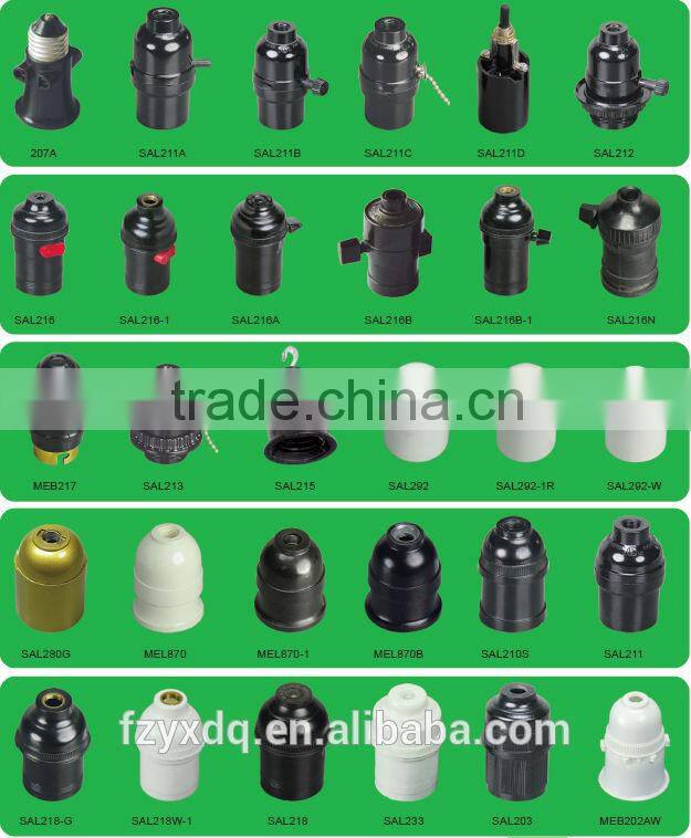 SAL 211C Bakelite Lampholder with cord