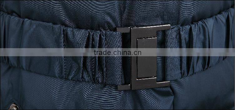 european style lady fashion real fur winter down feather jacket LK15026