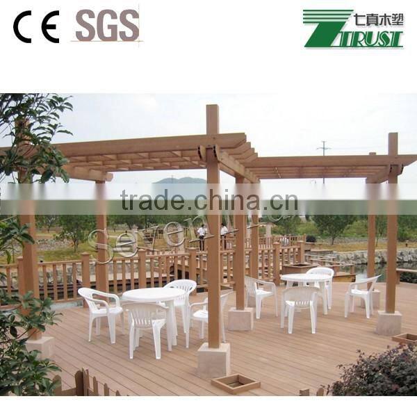 wooden composites wpc pergola, gazebo