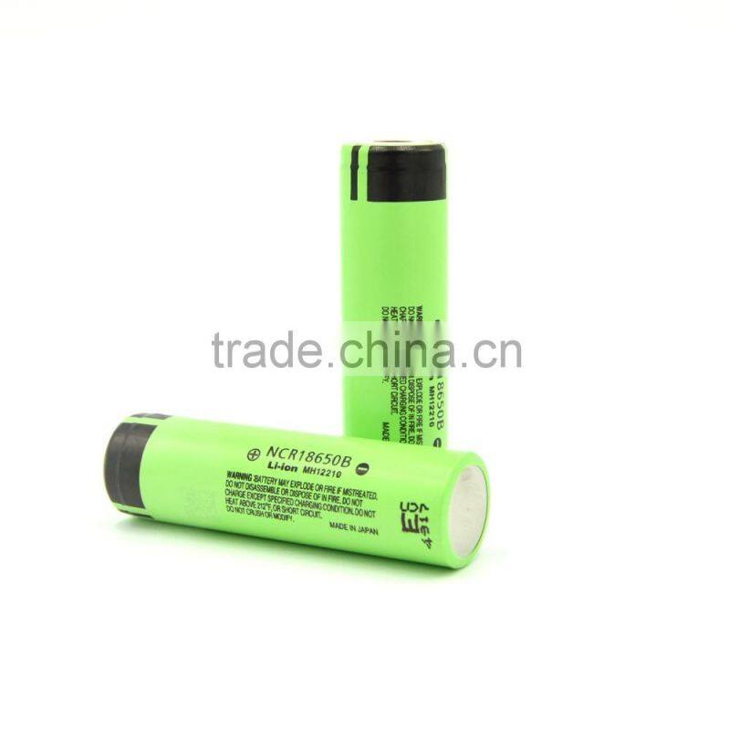 High Quality Ncr18650b 3.7v 3400mAh Rechargeable Li-ion Battery,NCR18650B 3400mAh 3.7V rechargeable battery use for flashlight
