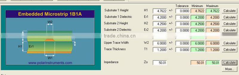 pcb impedance control UL RoHS