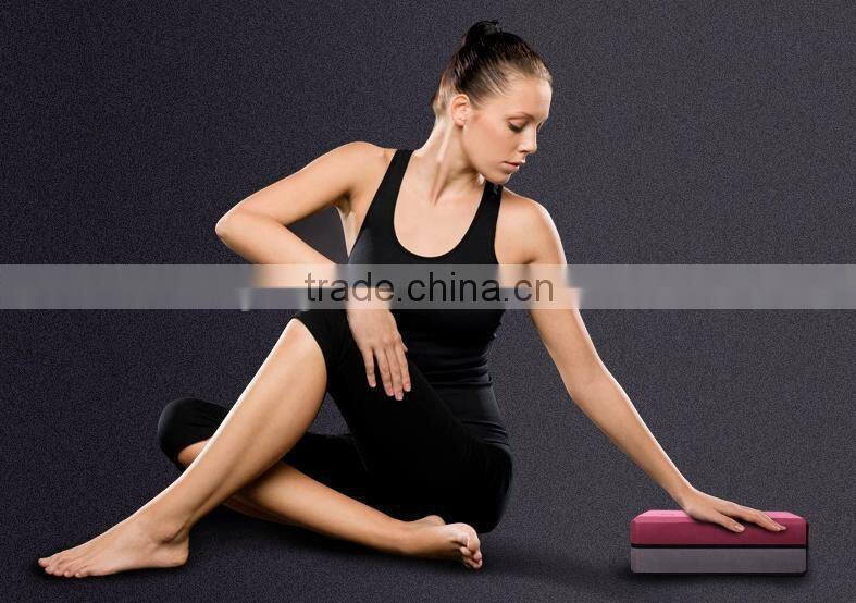 2015 new products natural eva yoga blocks