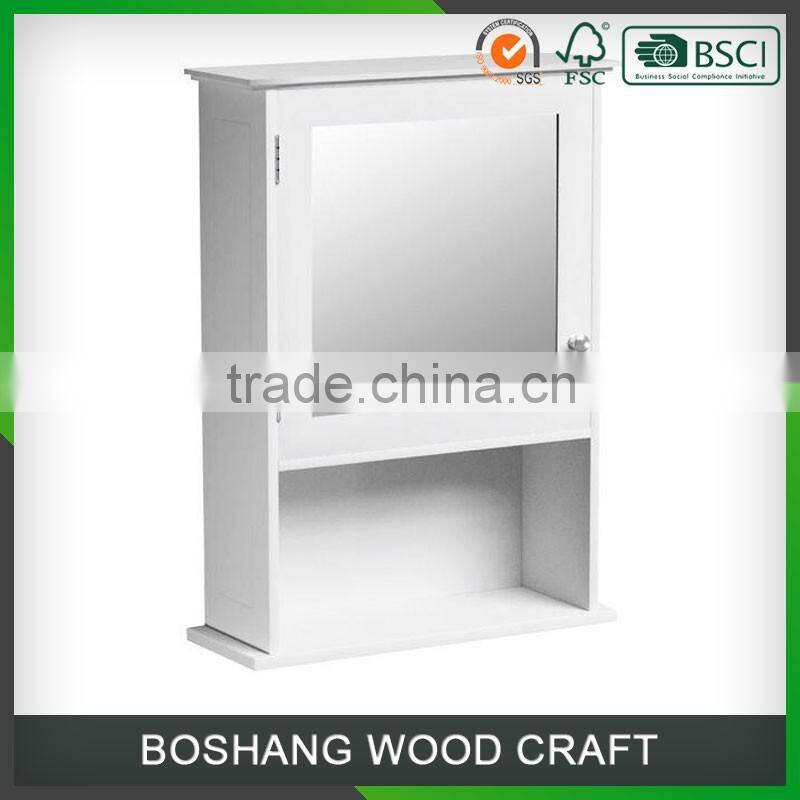 2 Shelf Storage Wooden bathroom vanity cabinet