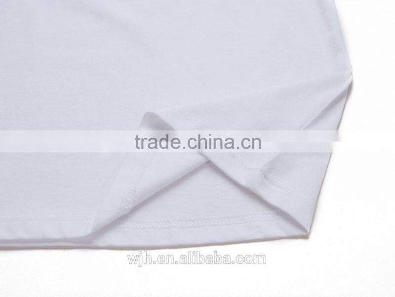 Men 100% Plain White Organic Cotton T-Shirt