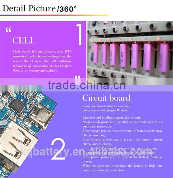 leather genuine phone EXTERNAL POWER BANK dual usb backup battery