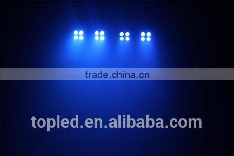 Professional Stage Light RGBW 4in1 DMX512 Disco Light with T-Bar/Carrying Bag/Stand/Footswitch