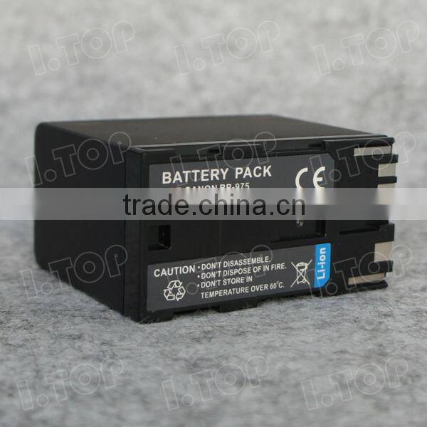 For Canon BP-975 Camcorder Battery 7800mAh with Power Level Meter