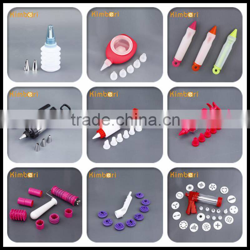 Easy Squeeze Silicone Macaron/Cake/Pastry Decorating tool, Decorating bottle, Kid Silicone Decorating pen,